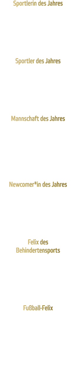 Sportlerin des Jahres 1  Konstanze Klosterhalfen 2  Isabell Werth 3  Leonie Pieper 4  Ingrid Klimke 5  Carolin Masson   