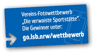 Vereins-Fotowettbewerb  Die verwaiste Sportst tte   Die Gewinner unter: go lsb nrw wettbewer