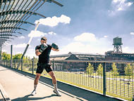 Sport auf alten Halden im Ruhrgebiet
