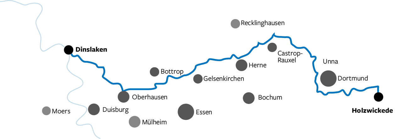 Gelsenkirchen,Unna,Holzwickede ,Dortmund,Castrop-Rauxel,Recklinghausen,Herne,Bochum,Dinslaken,Moers,Duisburg,Mülheim,   