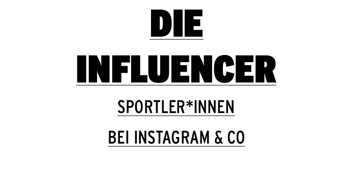 Die Influencer Sportler*innen bei Instagram & Co 