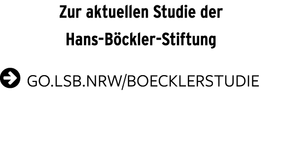 Zur aktuellen Studie der Hans-Böckler-Stiftung    go lsb nrw boecklerstudie