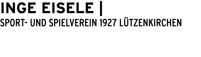 Inge Eisele   Sport- und Spielverein 1927 Lützenkirchen