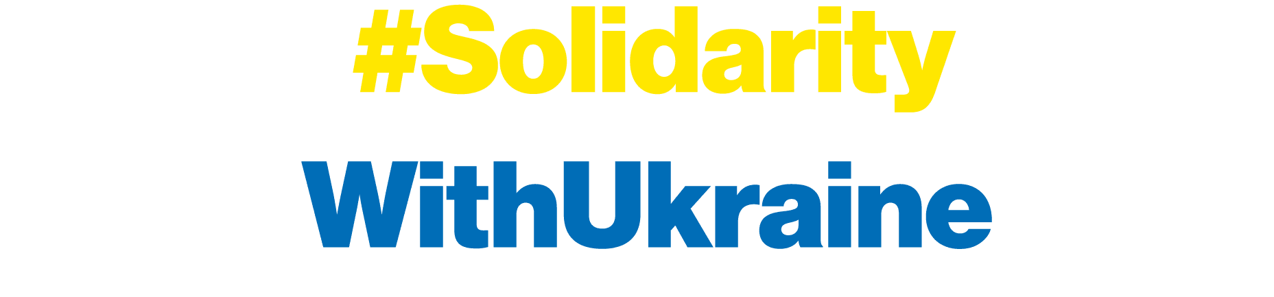 #Solidarity WithUkraine