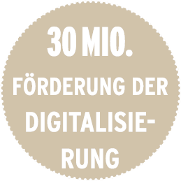 30Mio. F rderung der Digitalisierung
