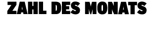 Zahl des Monats
