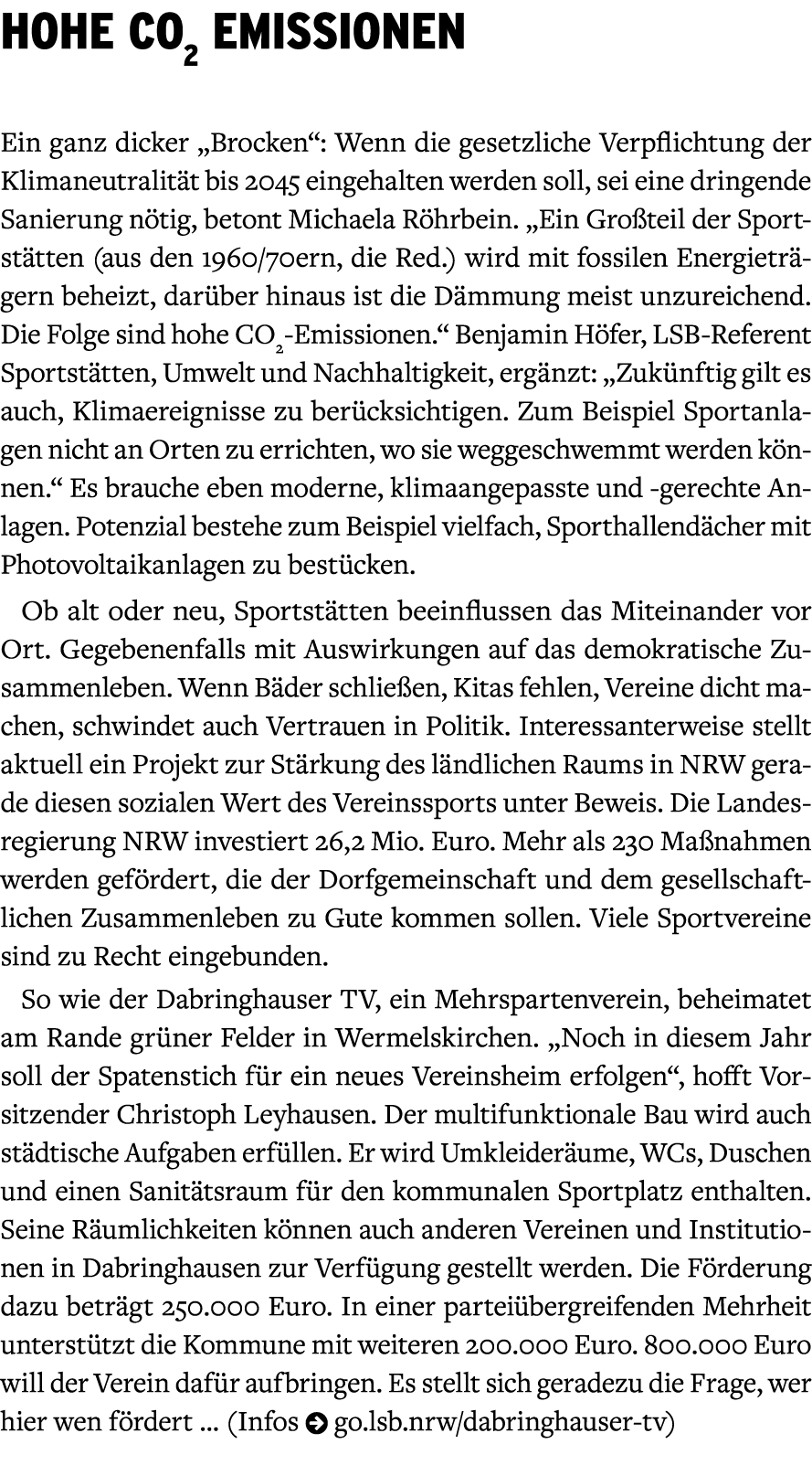 Hohe CO2 Emissionen Ein ganz dicker „Brocken“: Wenn die gesetzliche Verpflichtung der Klimaneutralit t bis 2045 einge...