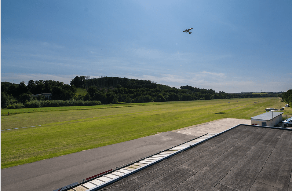 Foto eines Sportflugplatz