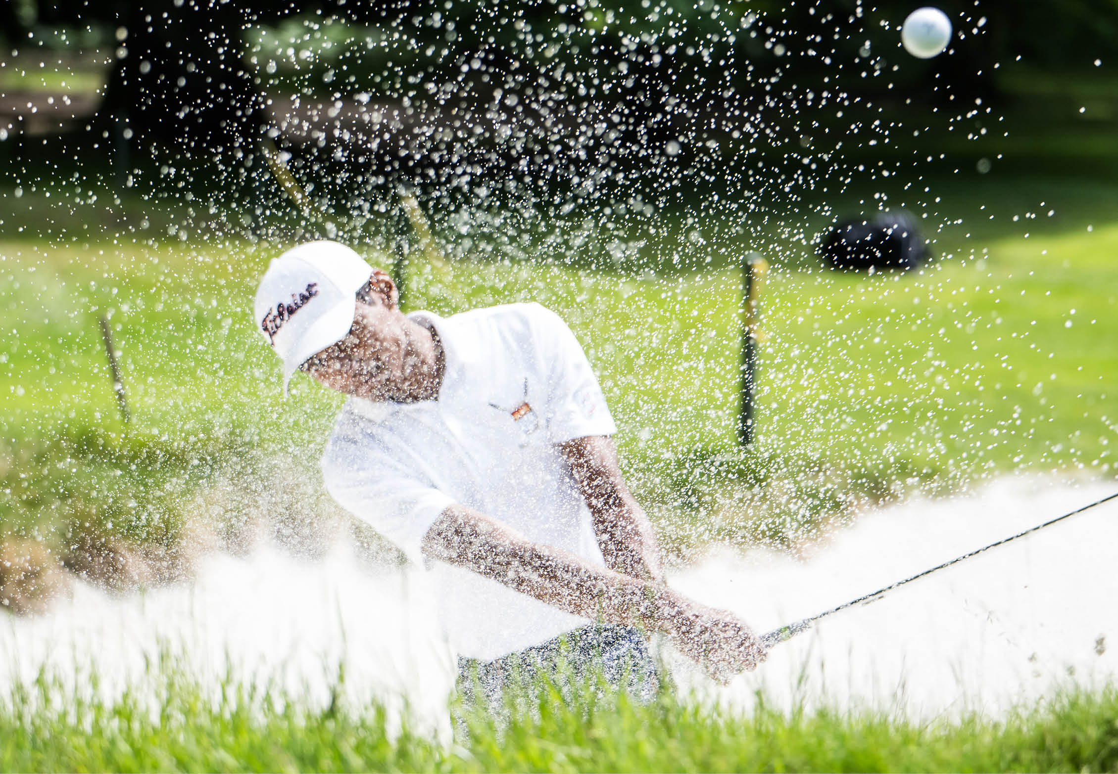 Westlotto Toptalent Phillip Bino beim Glofspielen