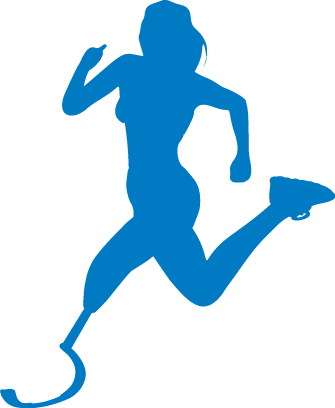 Illustration Entwurfswerk eines Parasportler