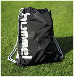 schwarzer Sportbeutel