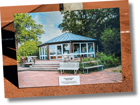 Kleines Foto des ehemaligen Vereinsheim.