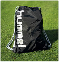 schwarzer Sportbeutel