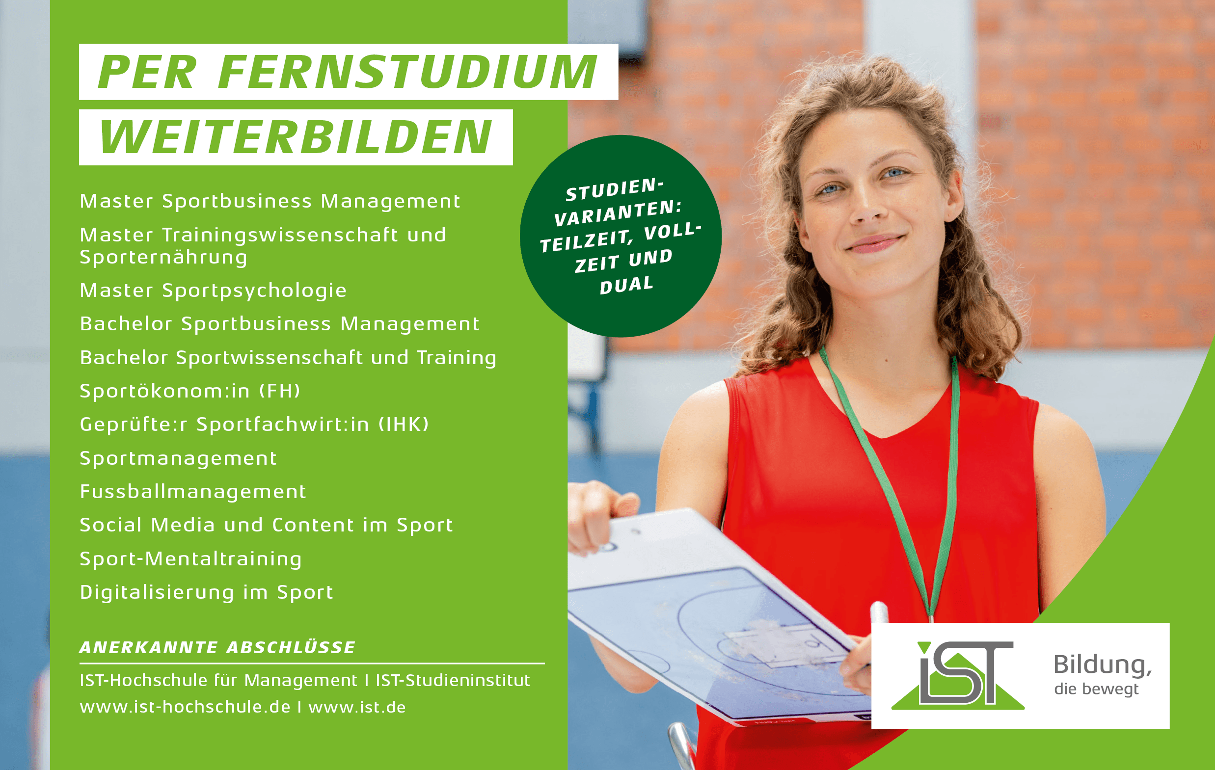 Anzeige IST Hochschule