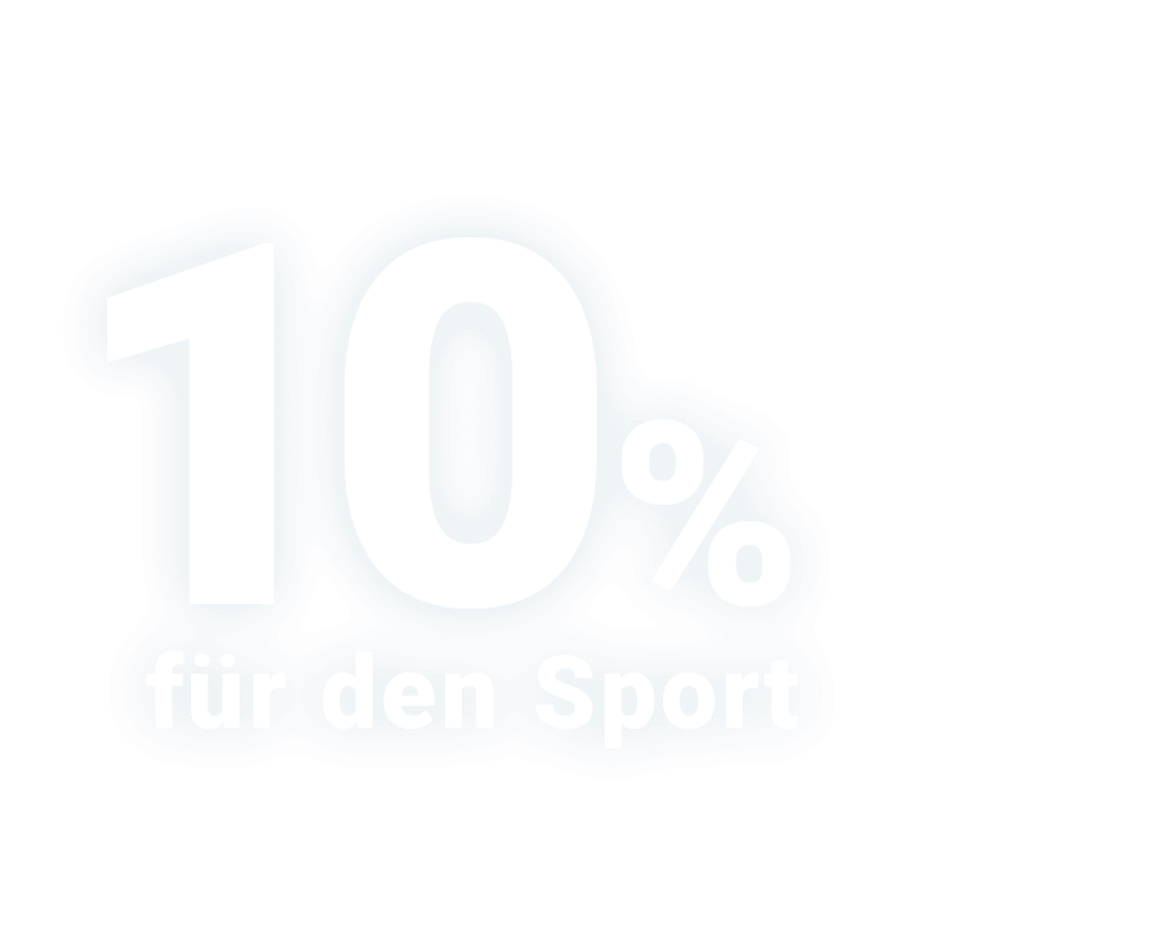 10% f r den Sport