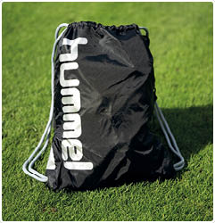 schwarzer Sportbeutel