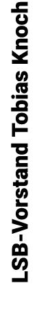 LSB Vorstand Tobias Knoch