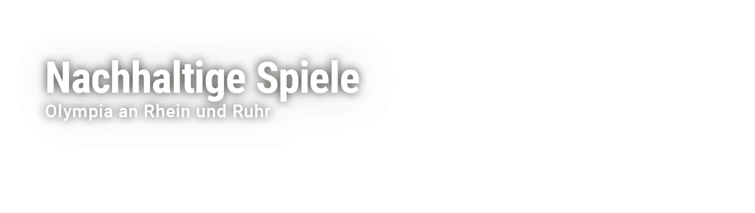 Nachhaltige Spiele Olympia an Rhein und Ruhr